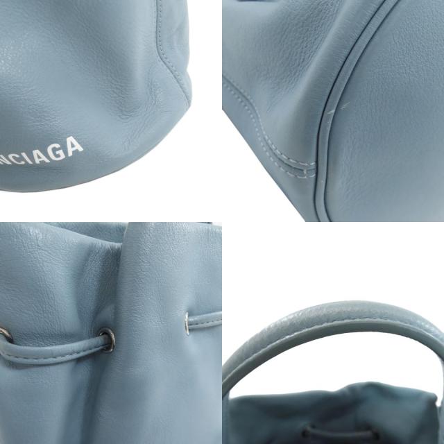 バレンシアガ BALENCIAGA 638342 ドローストリング バケット 2WAY ハンドバッグ レザー 中古_7