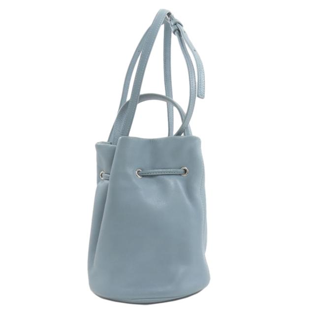 バレンシアガ BALENCIAGA 638342 ドローストリング バケット 2WAY ハンドバッグ レザー 中古_2