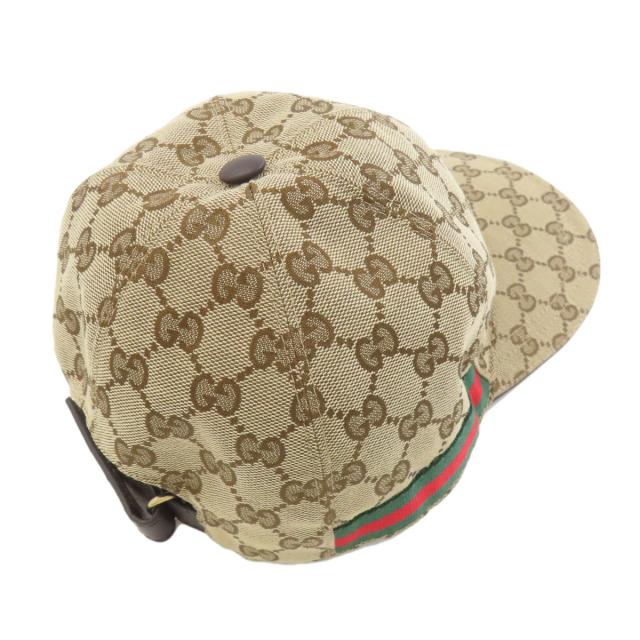 グッチ GUCCI 200035 GG柄 帽子 キャンバス レディース 中古_2