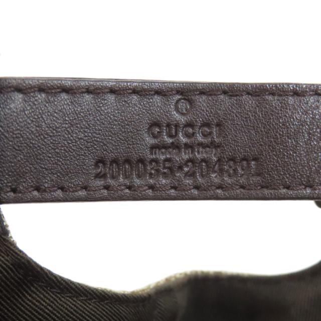 グッチ GUCCI 200035 GG柄 帽子 キャンバス レディース 中古_5
