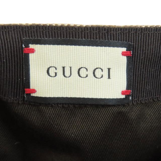 グッチ GUCCI 200035 GG柄 帽子 キャンバス レディース 中古_7