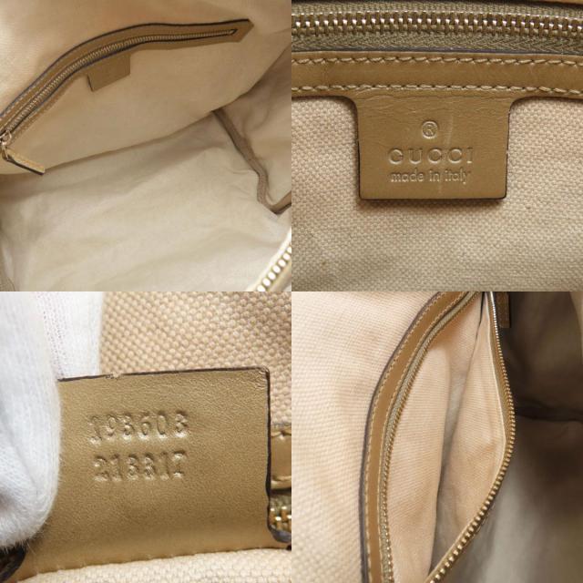 グッチ GUCCI 193603 GG インプリメ ボストンバッグ PVC レディース 中古_5