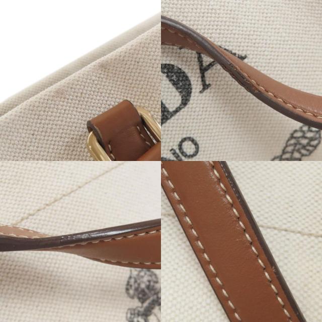 プラダ PRADA 1BG355 ロゴ トートバッグ キャンバス レディース 中古_8