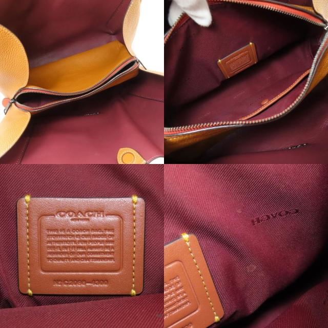コーチ COACH 4300 ロゴ トートバッグ レザー レディース 中古_5