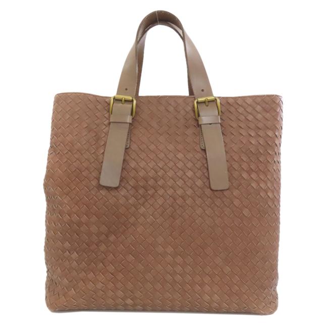 ボッテガヴェネタ BOTTEGA VENETA イントレチャート ハンドバッグ カーフ レディース 中古_1