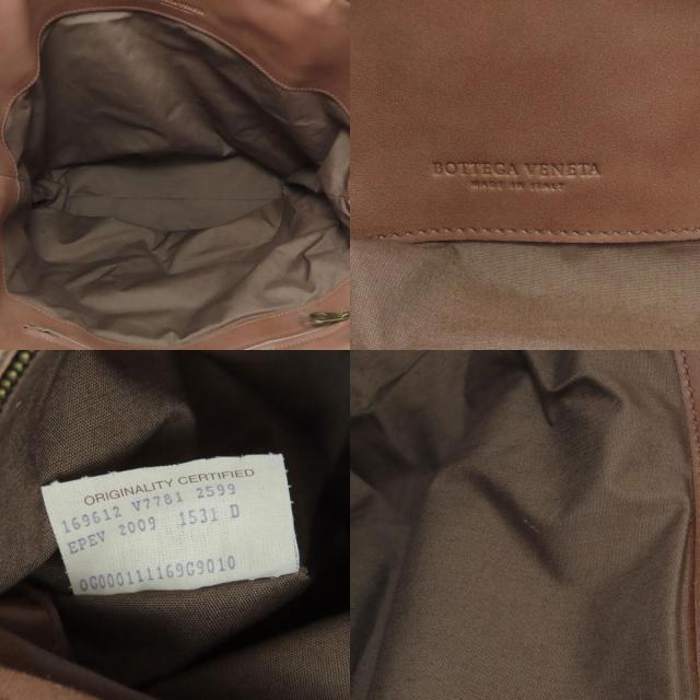 ボッテガヴェネタ BOTTEGA VENETA イントレチャート ハンドバッグ カーフ レディース 中古_5