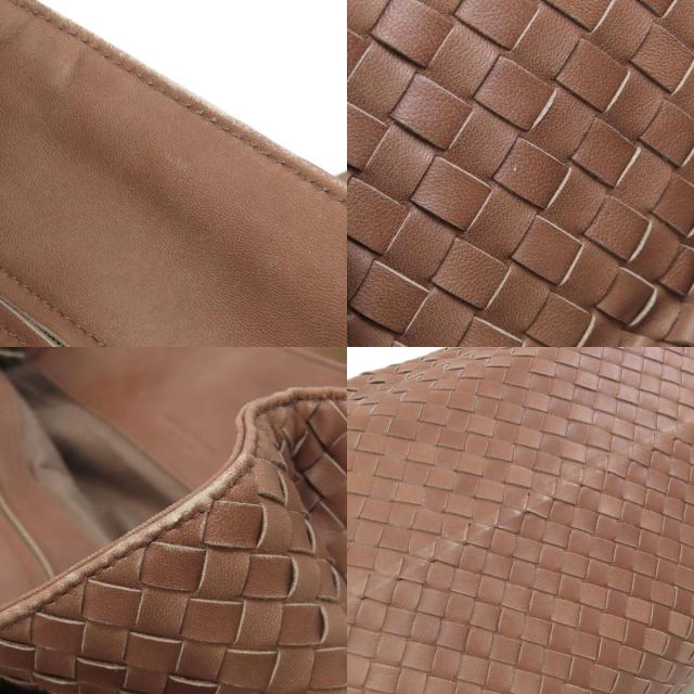 ボッテガヴェネタ BOTTEGA VENETA イントレチャート ハンドバッグ カーフ レディース 中古_6