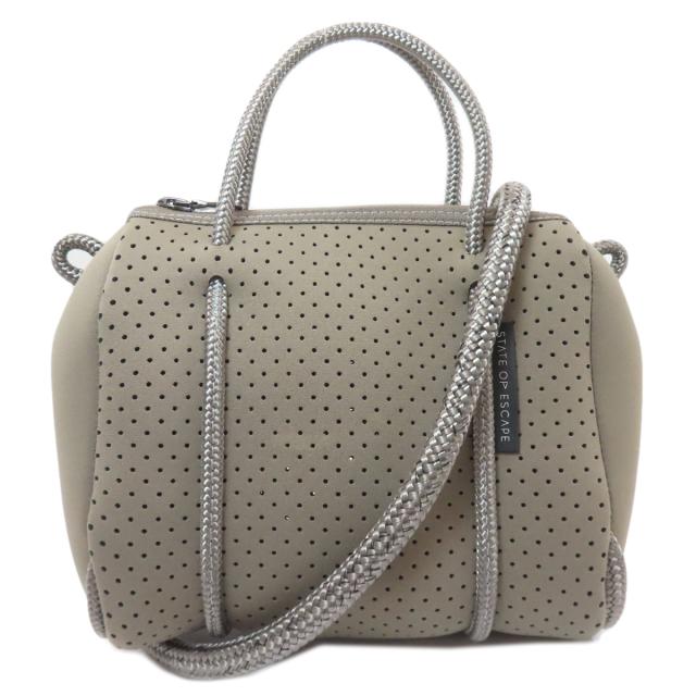 セレクトバッグ SELECT BAG ステイトオブエスケープ 2WAY ハンドバッグ ネオプレン 中古_1
