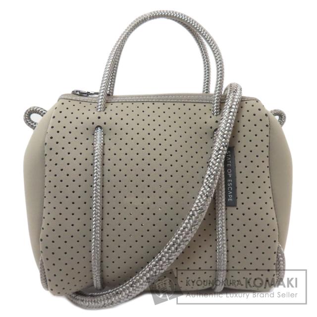 セレクトバッグ SELECT BAG ステイトオブエスケープ 2WAY ハンドバッグ ネオプレン 中古