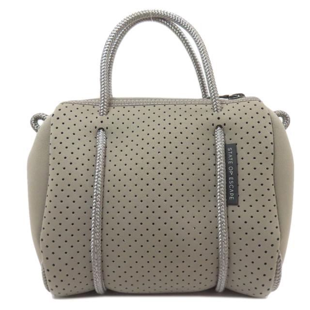 セレクトバッグ SELECT BAG ステイトオブエスケープ 2WAY ハンドバッグ ネオプレン 中古_2