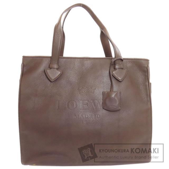 ロエベ LOEWE  ロゴ  トートバッグ レザー レディース  中古