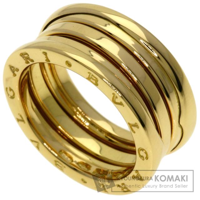 ブルガリ BVLGARI  B-zero1 ビーゼロワン 3バンド #52  リング・指輪 K18イエローゴールド 中古