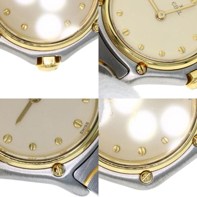 エベル EBEL 166901 クラシック ウェーブ 腕時計 ステンレススチール SS K18YG レディース 中古_8