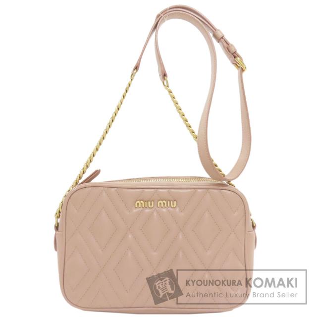 ミュウミュウ MIUMIU チェーンショルダー ショルダーバッグ カーフ レディース 中古 62,255円