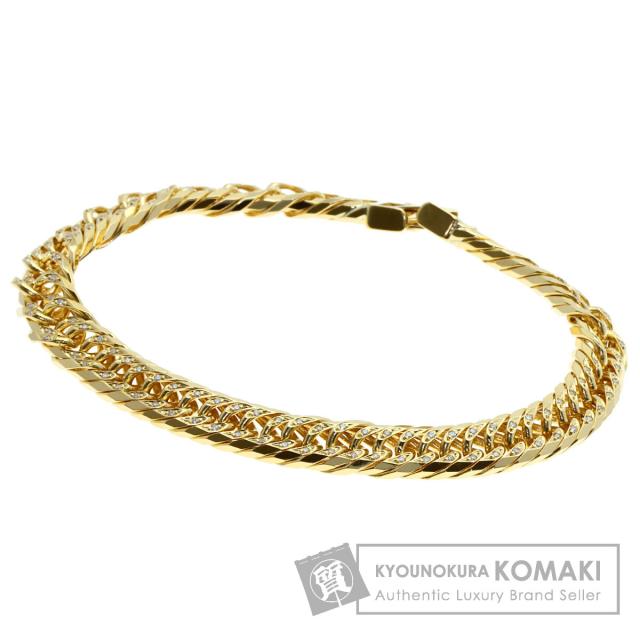 セレクトジュエリー SELECT JEWELRY 喜平 W8面 ダイヤモンド ブレスレット 中古