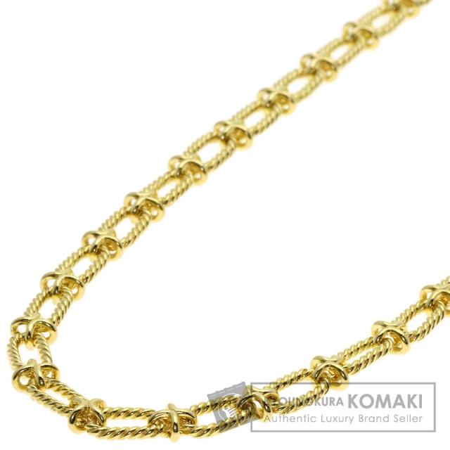 ティファニー TIFFANY&amp;Co.  ヴィンテージ ロングチェーン81cm  ネックレス K18イエローゴールド 中古