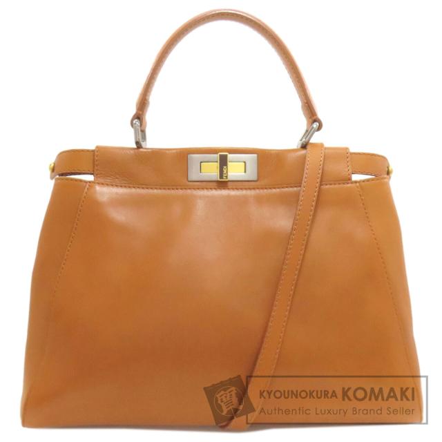 フェンディ FENDI ピーカブー 2WAY ハンドバッグ カーフ レディース 