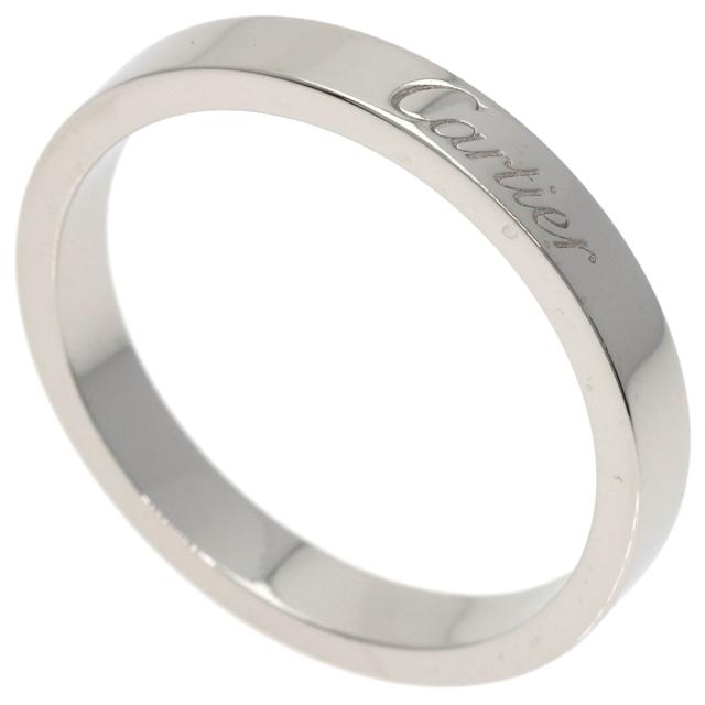 カルティエ CARTIER エングレーブド #57 リング・指輪 プラチナPT950 レディース 中古_1