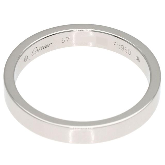 カルティエ CARTIER エングレーブド #57 リング・指輪 プラチナPT950 レディース 中古_4