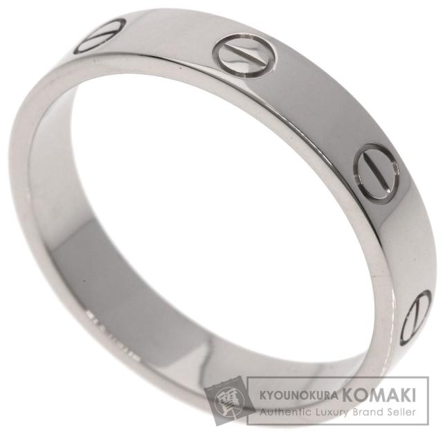 カルティエ CARTIER  ミニラブリング #58  リング・指輪 K18ホワイトゴールド レディース  中古