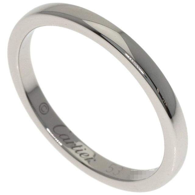 カルティエ CARTIER ウェディング #53 リング・指輪 プラチナPT950 レディース 中古_1