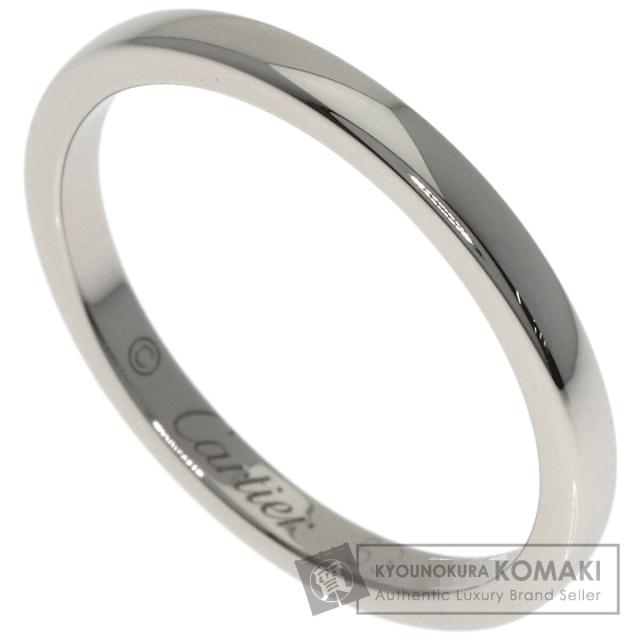 カルティエ CARTIER ウェディング #53 リング・指輪 プラチナPT950 レディース 中古