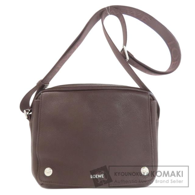 ロエベ LOEWE アナグラム ショルダーバッグ カーフ レディース 中古