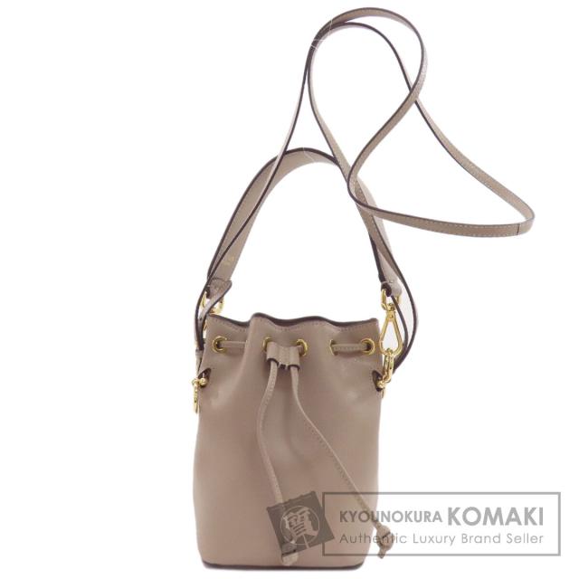 フェンディ FENDI ミニ モントレゾール 2WAY ハンドバッグ レザー レディース 中古
