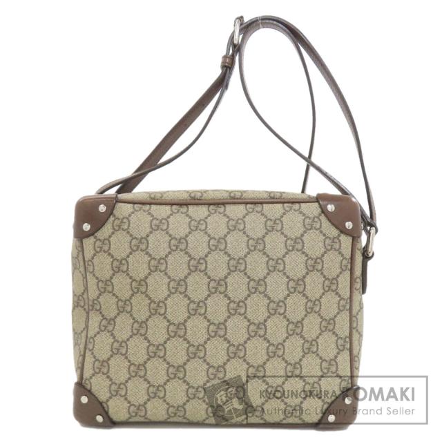 グッチ GUCCI 626363 GGスプリーム ショルダーバッグ PVC レディース 中古