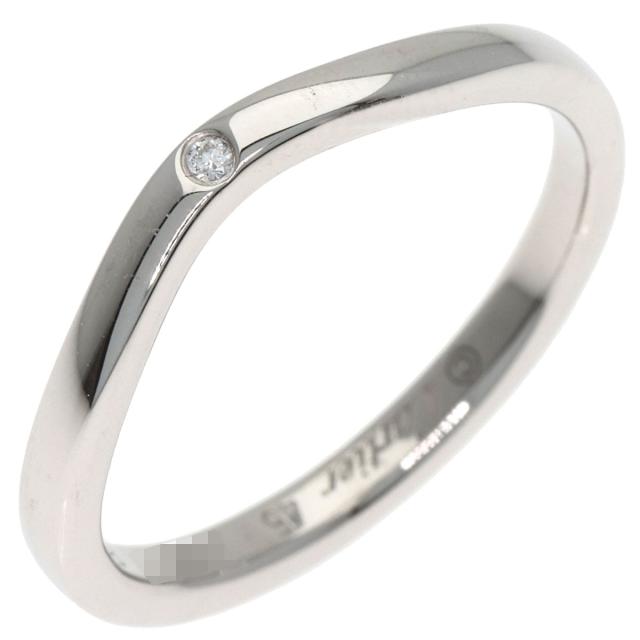 カルティエ CARTIER バレリーナ 1P ダイヤモンド リング・指輪 プラチナPT950 レディース 中古_2