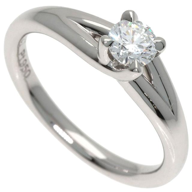 ショーメ Chaumet リアン ソリテール ダイヤモンド リング・指輪 プラチナPT950 レディース 中古_1