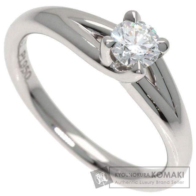 ショーメ Chaumet リアン ソリテール ダイヤモンド リング・指輪 プラチナPT950 レディース 中古