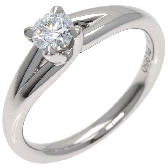 ショーメ Chaumet リアン ソリテール ダイヤモンド リング・指輪 プラチナPT950 レディース 中古_2