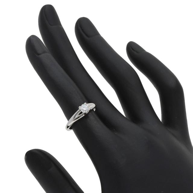 ショーメ Chaumet リアン ソリテール ダイヤモンド リング・指輪 プラチナPT950 レディース 中古_6