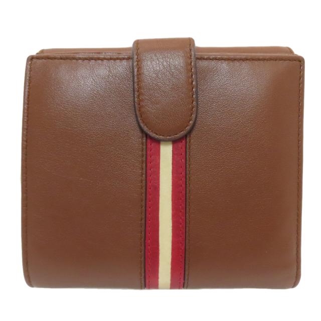 バリー BALLY バリーストライプ 二つ折り財布（小銭入れあり） レザー 