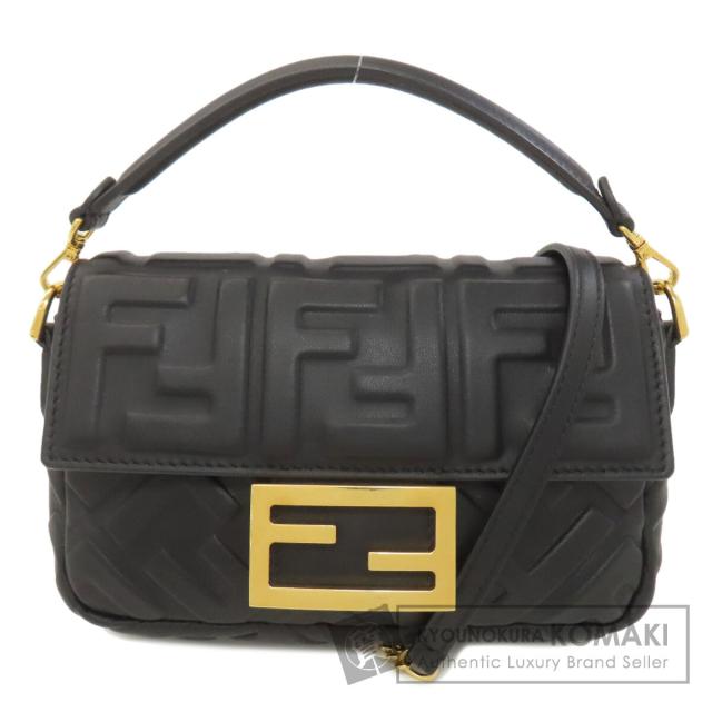 フェンディ FENDI  チェーンショルダー  ショルダーバッグ カーフ レディース  中古