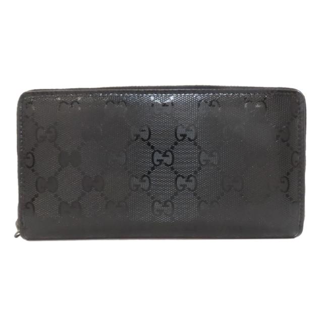 グッチ GUCCI 212110 インプリメ ラウンドファスナー 長財布（小銭入れあり） PVC 中古_1