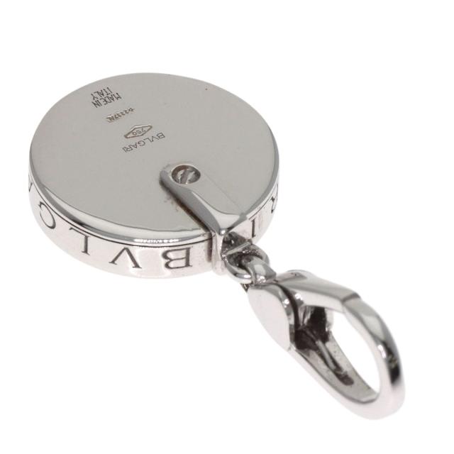 BVLGARI ホワイト×ゴールド チャーム　ネックレストップ ブルガリ BVLGARI オプティカル チャーム ペンダントトップ K18