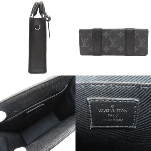ルイヴィトン LOUIS VUITTON M46453  サックプラ MINI  ハンドバッグ モノグラムエクリプス 中古_3