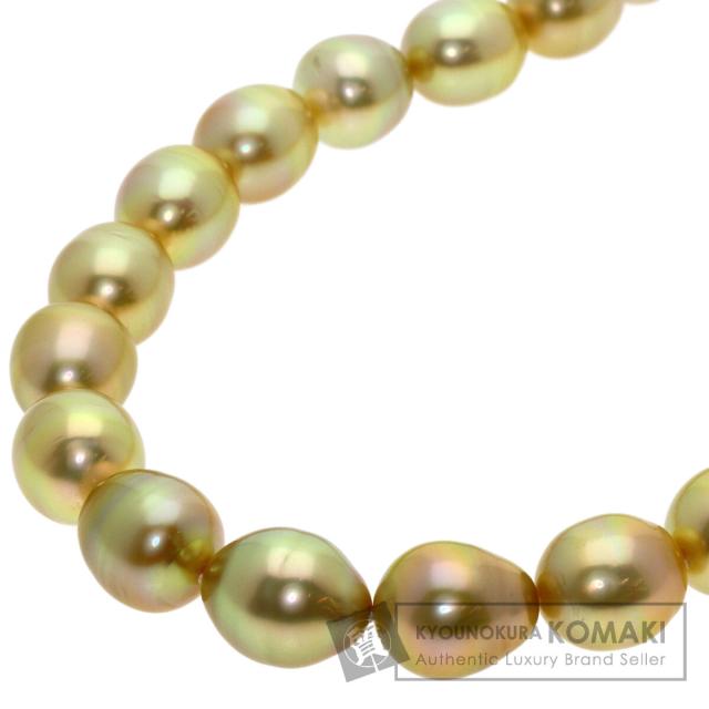 タサキ TASAKI  ゴールデンパール 真珠 バロックパール  ネックレス K18イエローゴールド 中古