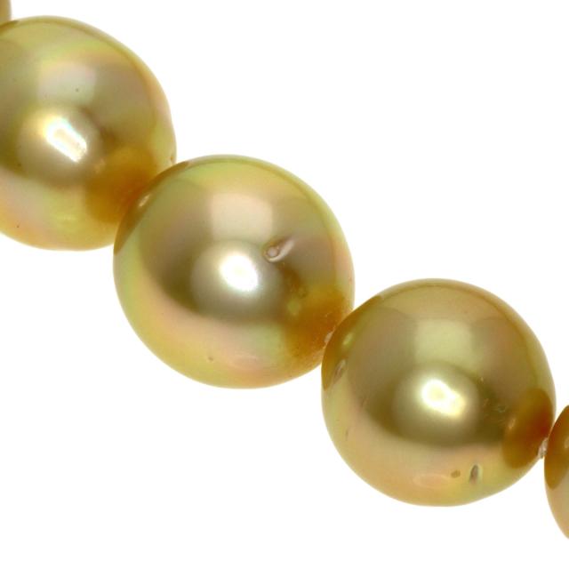 タサキ TASAKI  ゴールデンパール 真珠 バロックパール  ネックレス K18イエローゴールド 中古_7