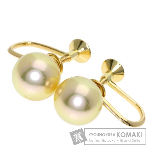 ミキモト MIKIMOTO  パール 真珠  イヤリング K18イエローゴールド レディース  中古