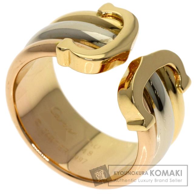 カルティエ CARTIER 2Cリング LM #48 リング・指輪 K18イエローゴールド レディース 中古
