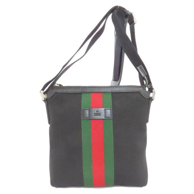 グッチ GUCCI 471454 シェリーライン ショルダーバッグ キャンバス レディース 中古_1