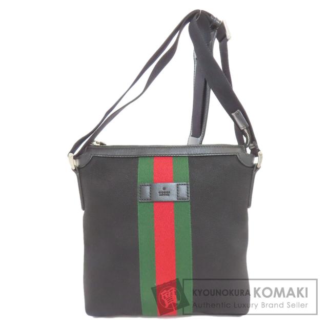 グッチ GUCCI 471454 シェリーライン ショルダーバッグ キャンバス レディース 中古