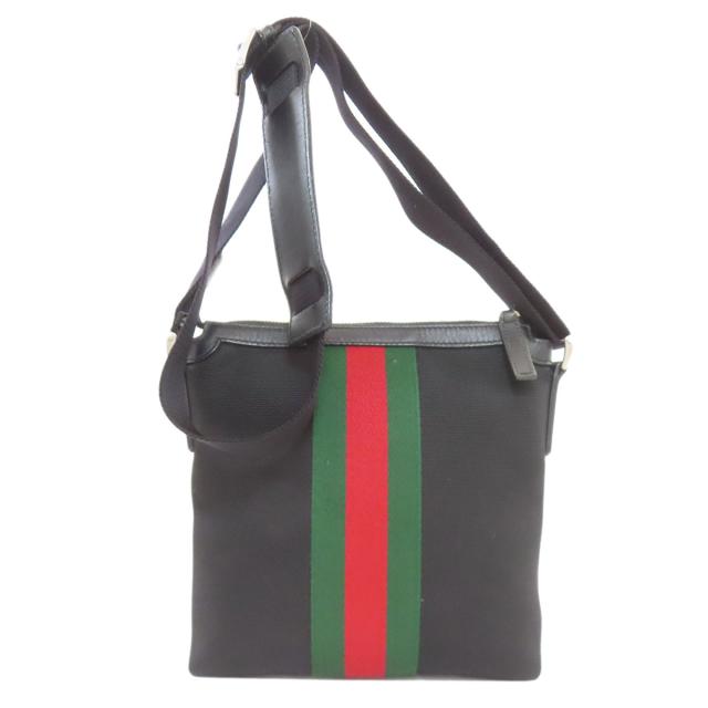 グッチ GUCCI 471454 シェリーライン ショルダーバッグ キャンバス レディース 中古_2