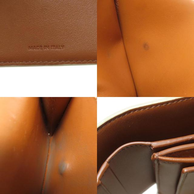 セリーヌ CELINE マカダム柄 三つ折り財布 二つ折り財布（小銭入れあり） レザー 中古_7
