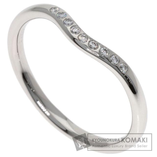 ティファニー TIFFANY&Co. カーブドバンド ダイヤモンド リング・指輪 