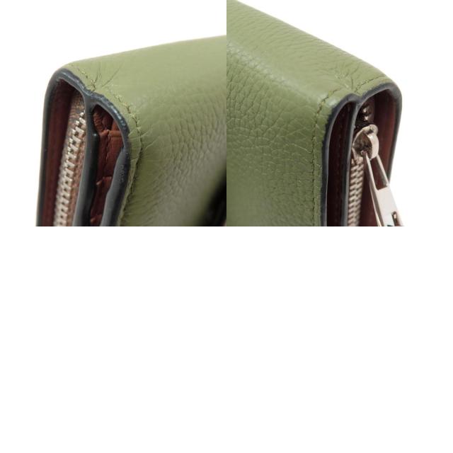 ロエベ LOEWE バーティカル 二つ折り財布（小銭入れあり） レザー レディース 中古_9