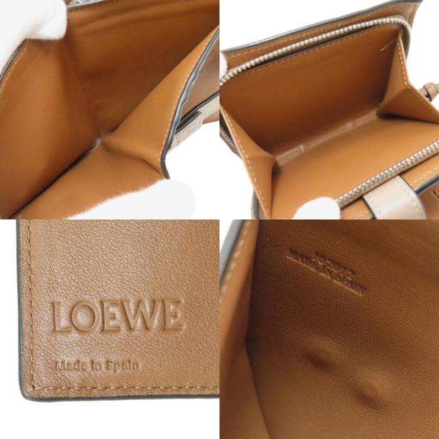 ロエベ LOEWE バーティカル 二つ折り財布（小銭入れあり） レザー レディース 中古_5